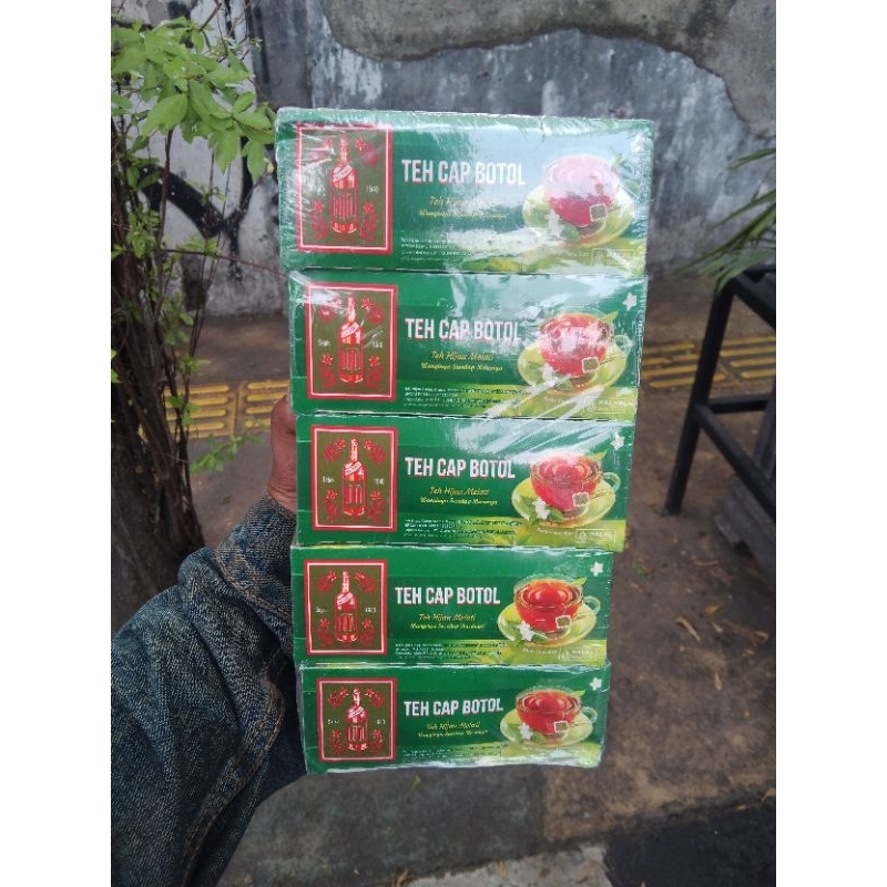 

Teh cap botol kemasan kecil isi 75 celup satu bungkus isi 15