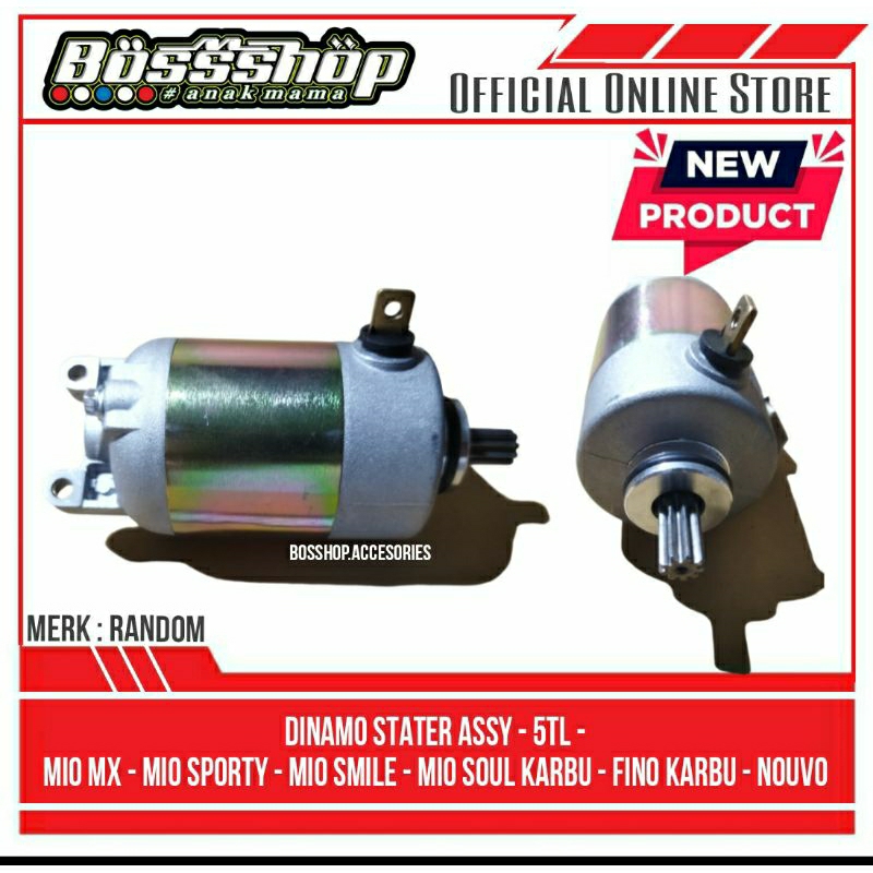 Dinamo Stater Assy Mio - Mio Sporty Mio soul Karbu Fino karbu Nouvo Dinamo stater 5TL
