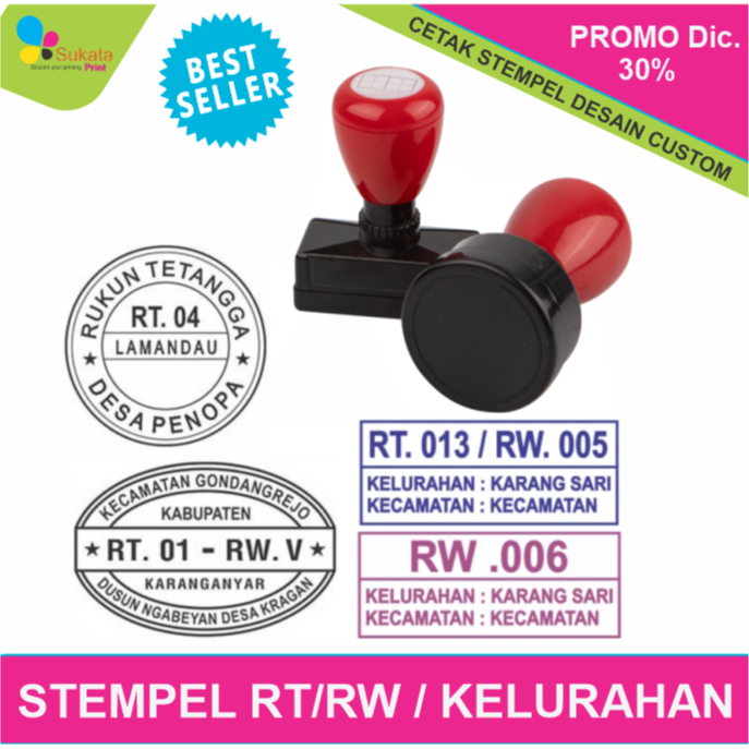 

Stempel RT RW Stempel Kelurahan Kecamatan Desain Custom SIAP PAKAI