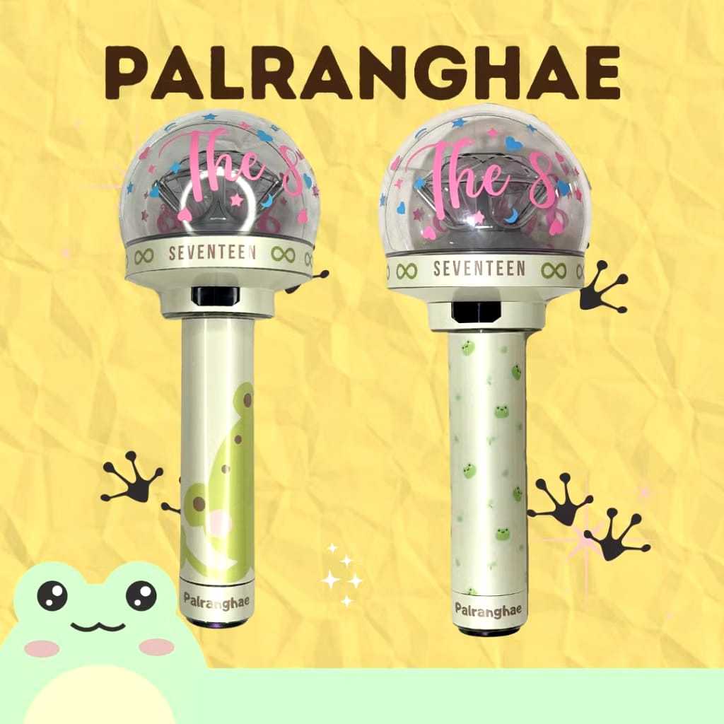 

PALRANGHAE THE 8 Skin Sticker Decal Seventeen Caratbong Lightstick Version 3 | Sticker saja bukan ligjht stick | By Aesthetichu