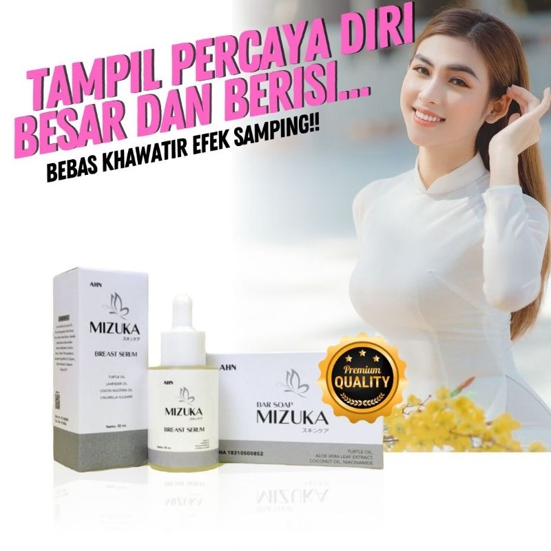 TERLARIS.. MIZUKA SABUN DAN MIZUKA BREAST SERUM PAKET PERAWATAN PAYUDARA WANITA TERDAFTAR RESMI DI
