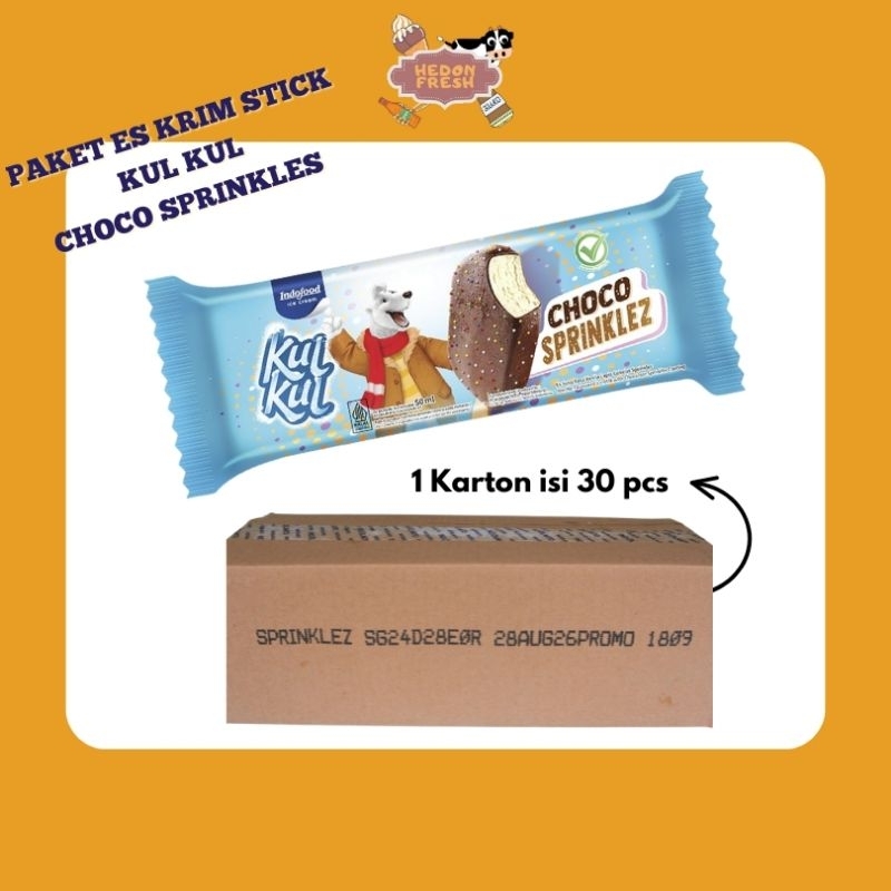 

Paket Es Krim Stick Indofood Choco Sprinklez