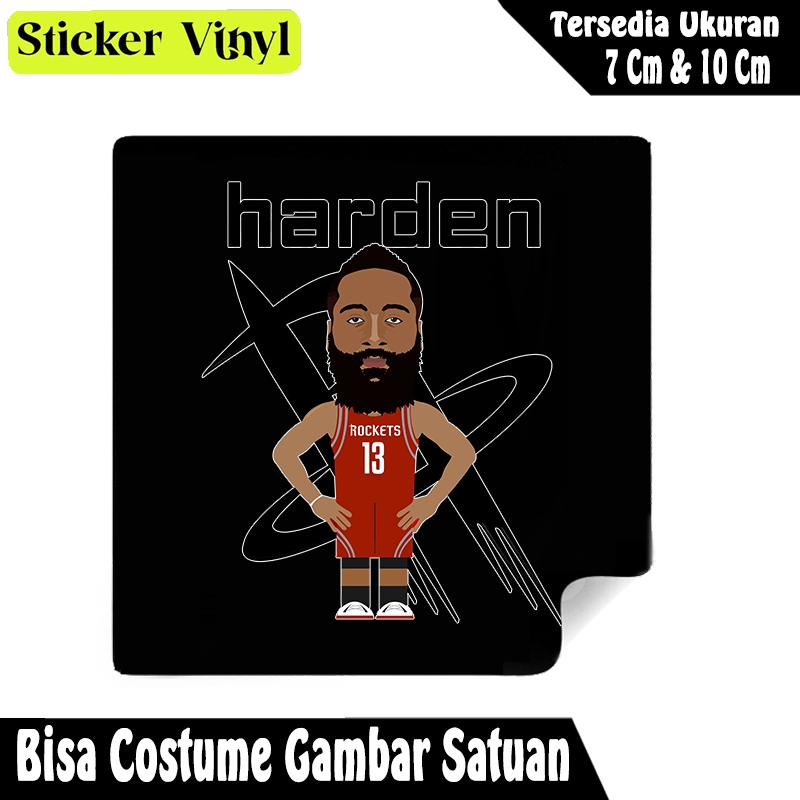

Radit667 Stiker Sticker Pemain Basket Harden Rockets Bahan Vynil Tahan Air Bisa Custom Gambar