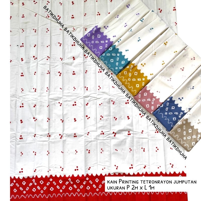 Jumputan putih kain batik jumputan murah batik jumput pekalongan