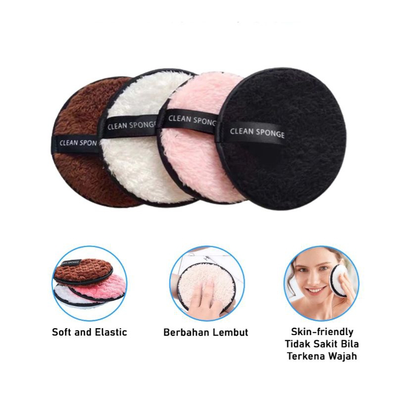 Remover make up Sponge make up Clean Sponge bahan kain