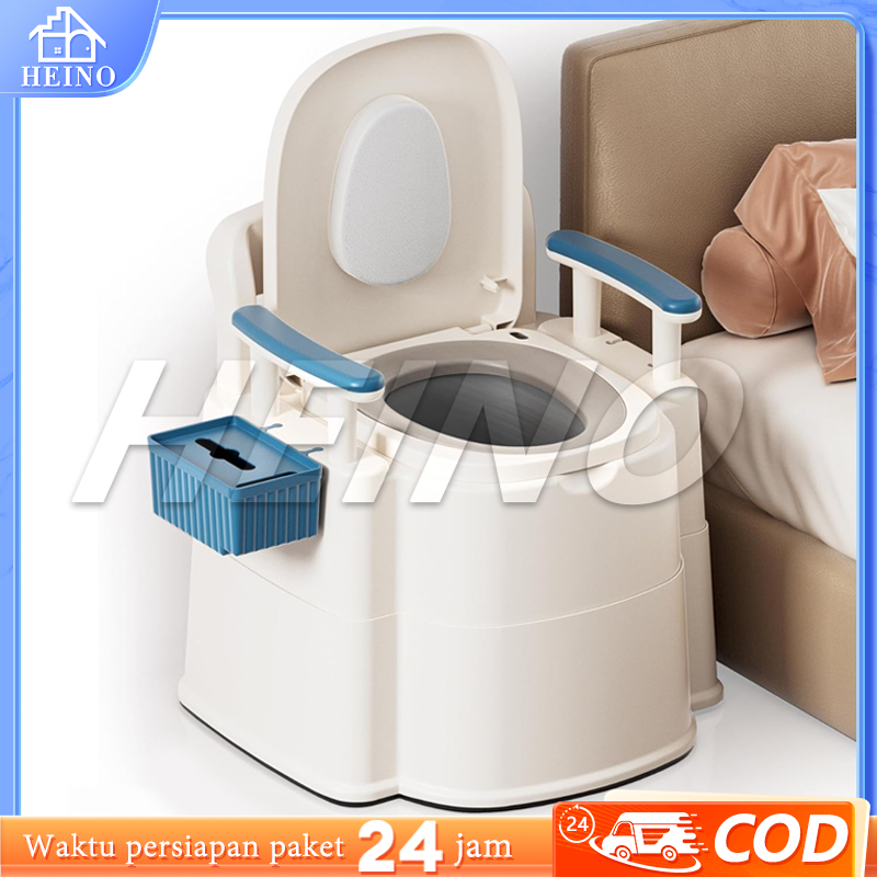 HEINO Toilet Duduk Portable Kloset Jongkok Kloset Portabel Untuk Orang Tua Dan Wanita Hamil , Kloset