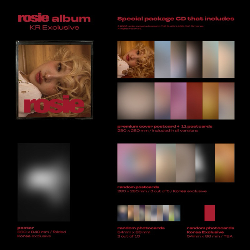 [Pelunasan] ROSÉ first studio album ‘rosie’