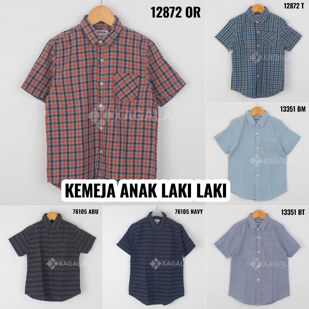 EZIO KIDS KEMEJA ANAK LAKI LAKI TANGAN PENDEK PART 7