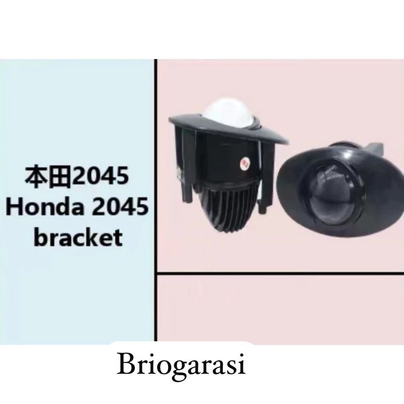breket oval biled foglamp honda toyota 2in brio mobilio hrv old civic turbo