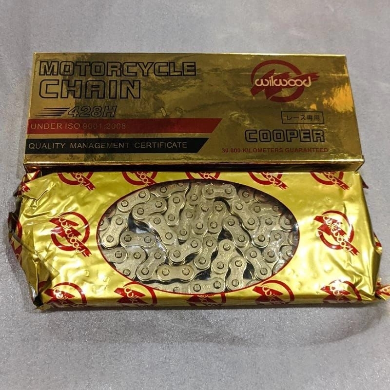 Rantai wilwood 428 140 mata Gold