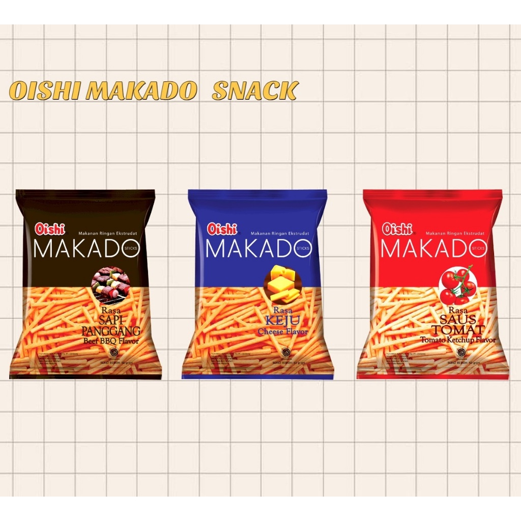 

OISHI MAKADO SNACK 60GR/centraltrenggalek