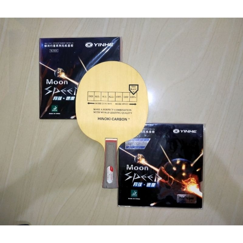 SET CIAMIK BLADE FEEL SULTAN HARGA MINIMALIS BLADE CUSTOM Butterfly Primorac Carbon + Rubber Yinhe M