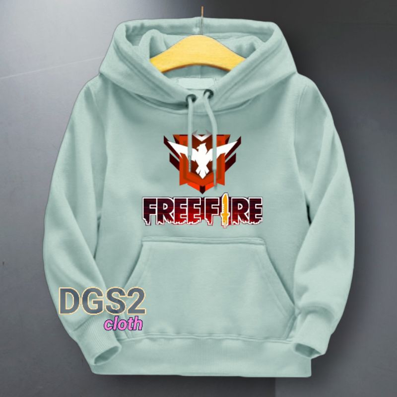 Hoodie Anak Laki Laki FF FREE FIRE Sweater Anak Cowok Terbaru | Jaket Hodie Switer Anak FreeFire Umu