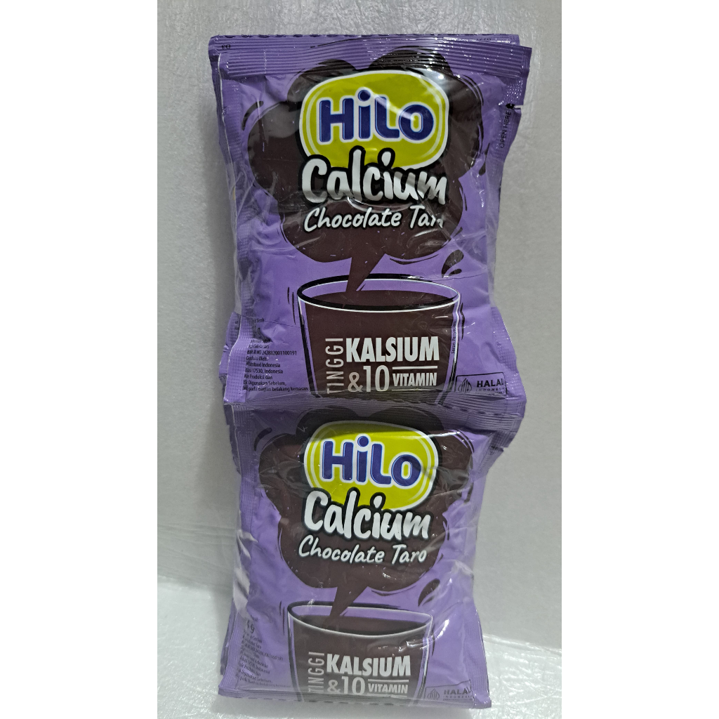 

Hilo Chocolate Taro - 10 sachet / Minuman Coklat Berkalsium Tinggi