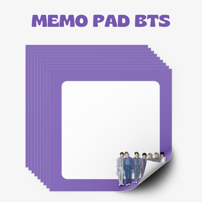 

MEMO PAD BTS