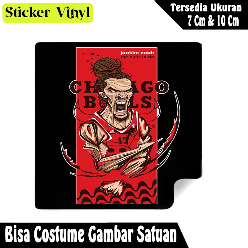 

Radit667 Stiker Sticker Pemain Basket Joakim Noah Bahan Vynil Tahan Air Bisa Custom Gambar