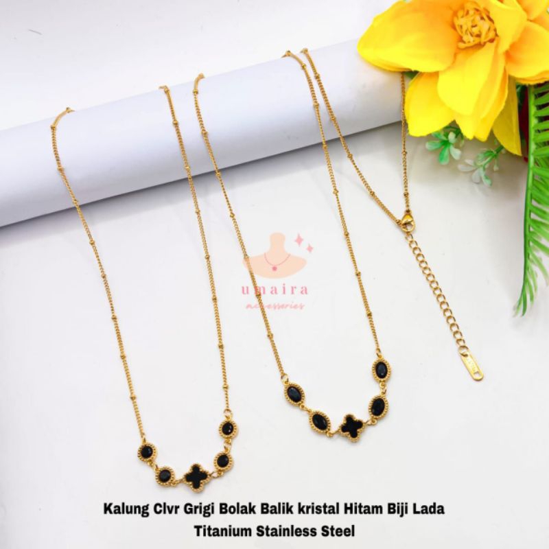 Kalung Titanium Wanita - Kalung Cewek - Kalung Rantai Wanita Titanium - Kalung Titanium asli