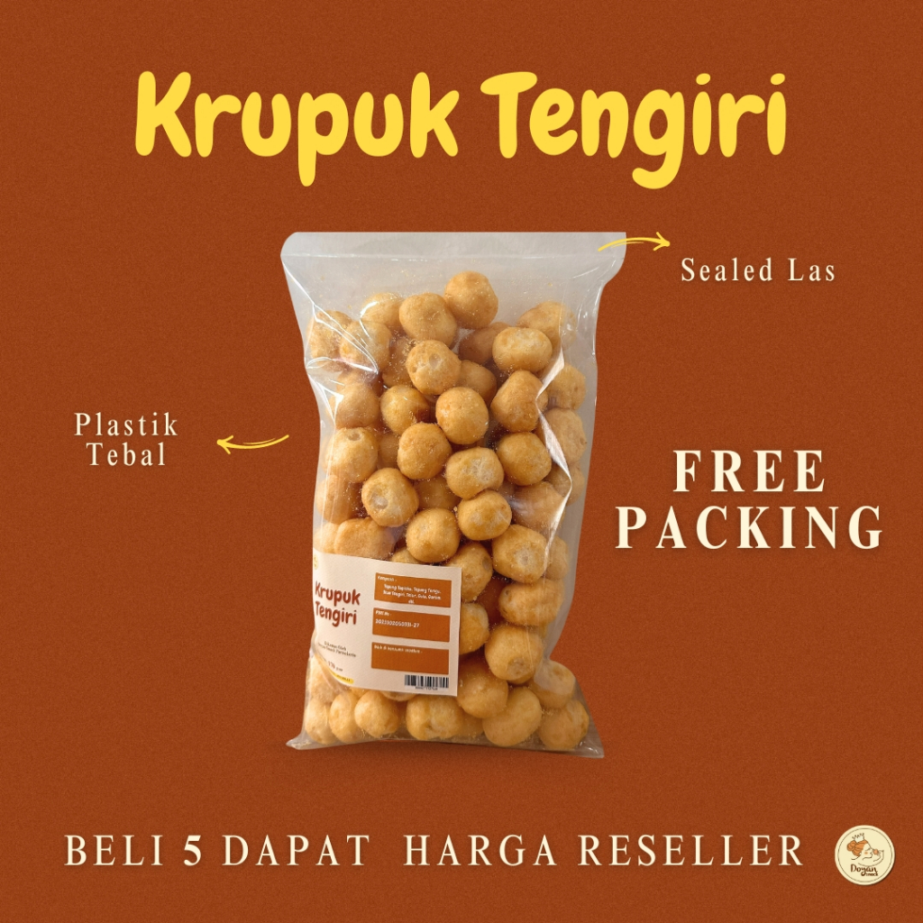 

KRUPUK TENGIRI BULAT/KRUPUK TENGIRI PALEMBANG