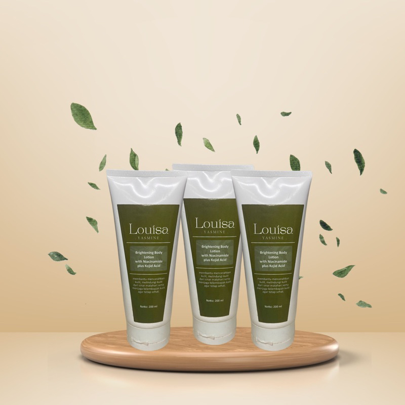 LOUISA YASMINE - Handbody Brightening Skin Niacinamide Kojic Acid Pelembab Pencerah Kulit Kusam Keri