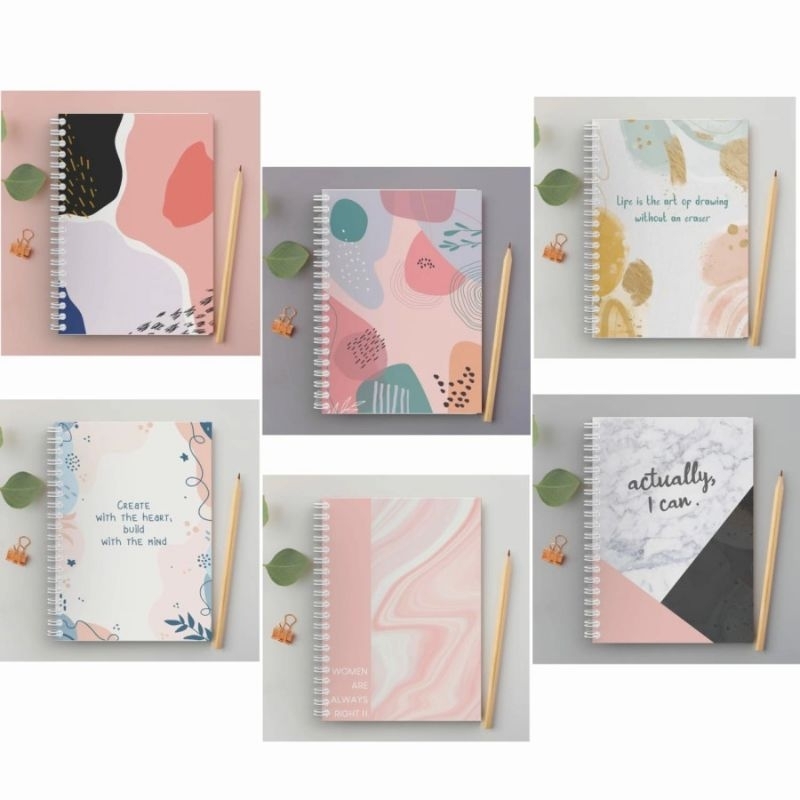 

(DTS)Notebook A5 Note Book Jurnal Buku Catatan Agenda isi 50 lembar 100 halaman Journal A5