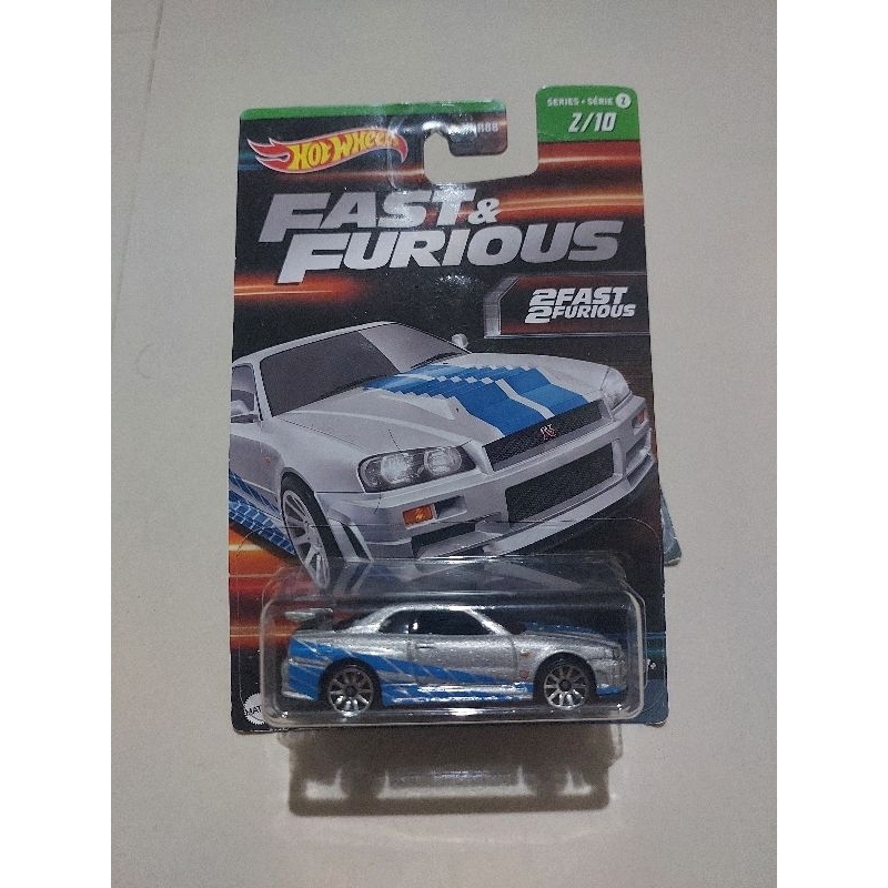 HotWheels fast and furious nissan skyline GT-R 34