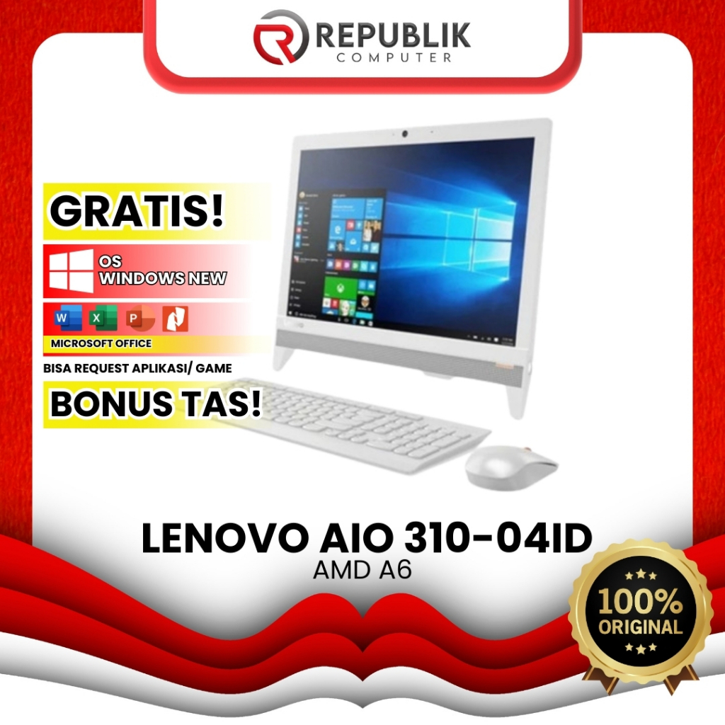 LENOVO AIO /AMD-A6/4GB/500GB