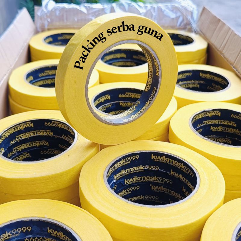 

Solasi kertas kwikmask 18mm x 50meter/ masking tape kuning