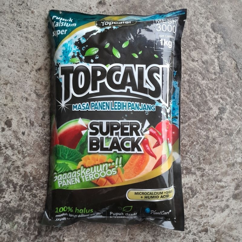 Pupuk kalsium TOPCALSI asam humat +silika + mikrokalsium 1kg