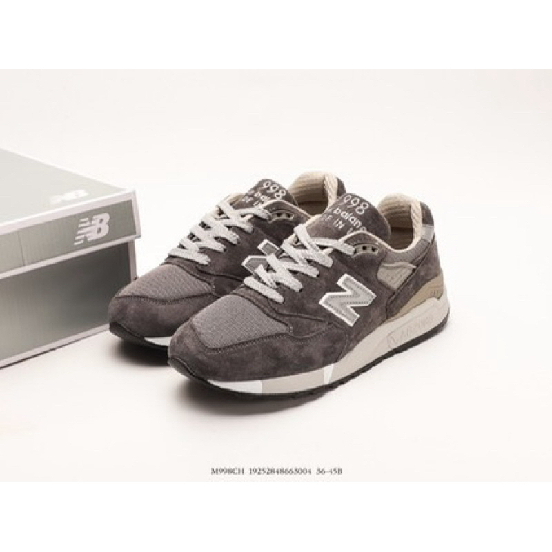 Sepatu New Balance 998 ‘Grey White’ Made In USA M998CH 100%Grade Original Quality 1:1 BNIBWT