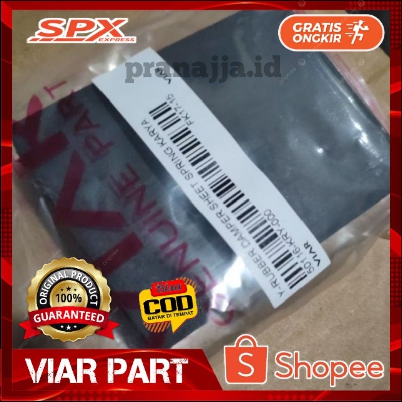 Rubber damper sheet spring karya