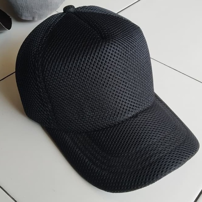 Hot Arrival  Topi Hitam Jaring Polos Topi Hitam TNI BRIMOB ARMY Tactical