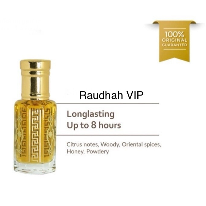 PARFUME ARAB - Parfum Raudhah VIP Surrati 8ML Original Raudoh Vip Pure Oil Tanpa Alkohol