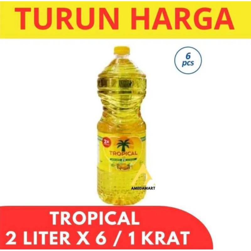 

TROPICAL BOTOL 2 LITER X 6/ 1KRAT
