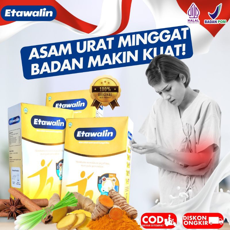 

ETAWALIN - 2 Box Susu Etawa Mix Bahan Herbal Premium Bantu Mengatasi Asam Urat, Menurunkan Kolesterol, dan Menjaga Kesehatan Tulang Sendi