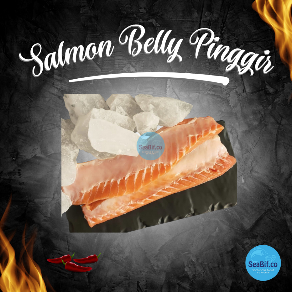 

Salmon Belly Pinggir bagian perut Import 250gr - Seabif