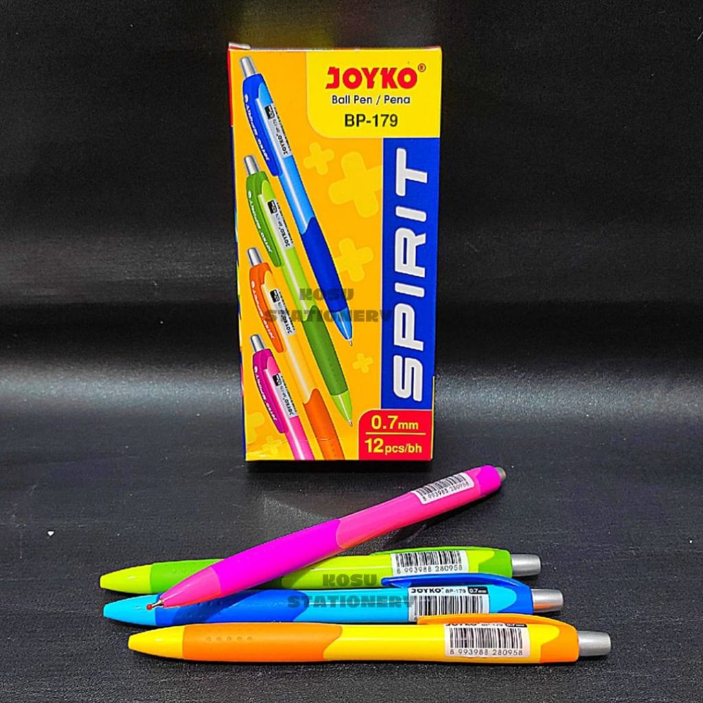

BOLPEN / BALLPOINT / PULPEN / POLPEN JOYKO BP 179 HITAM