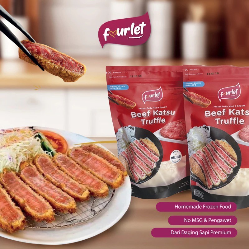 

Fourlet Beef Katsu Truffle 250gr (No MSG) Homemade