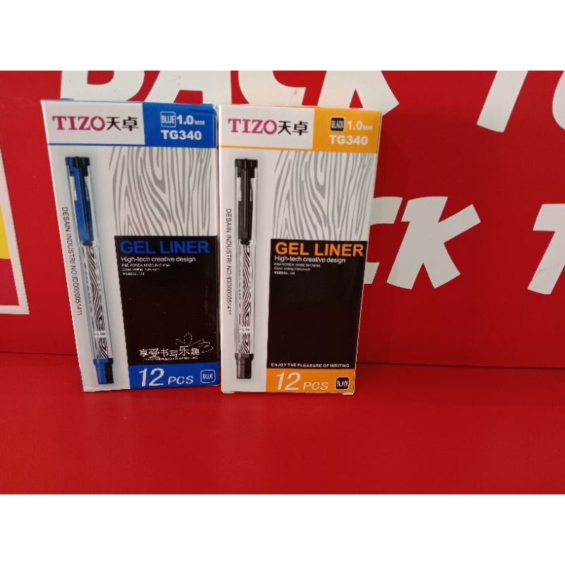 

Pulpen Gel Tizo TG 340