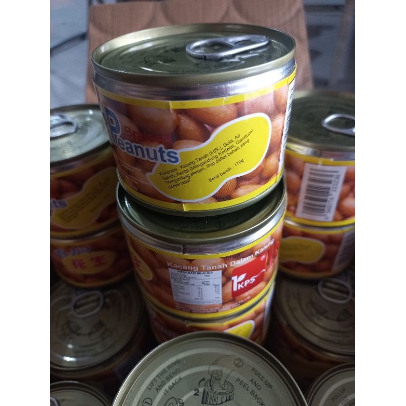 

TTS Braised PEANUTS 170gr / Kacang Tanah Kalengan