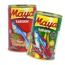 

MAYA SARDEN SAUS TOMAT, SAUS CABE 155GR, 425gr Ikan Kaleng, Sarden Kaleng