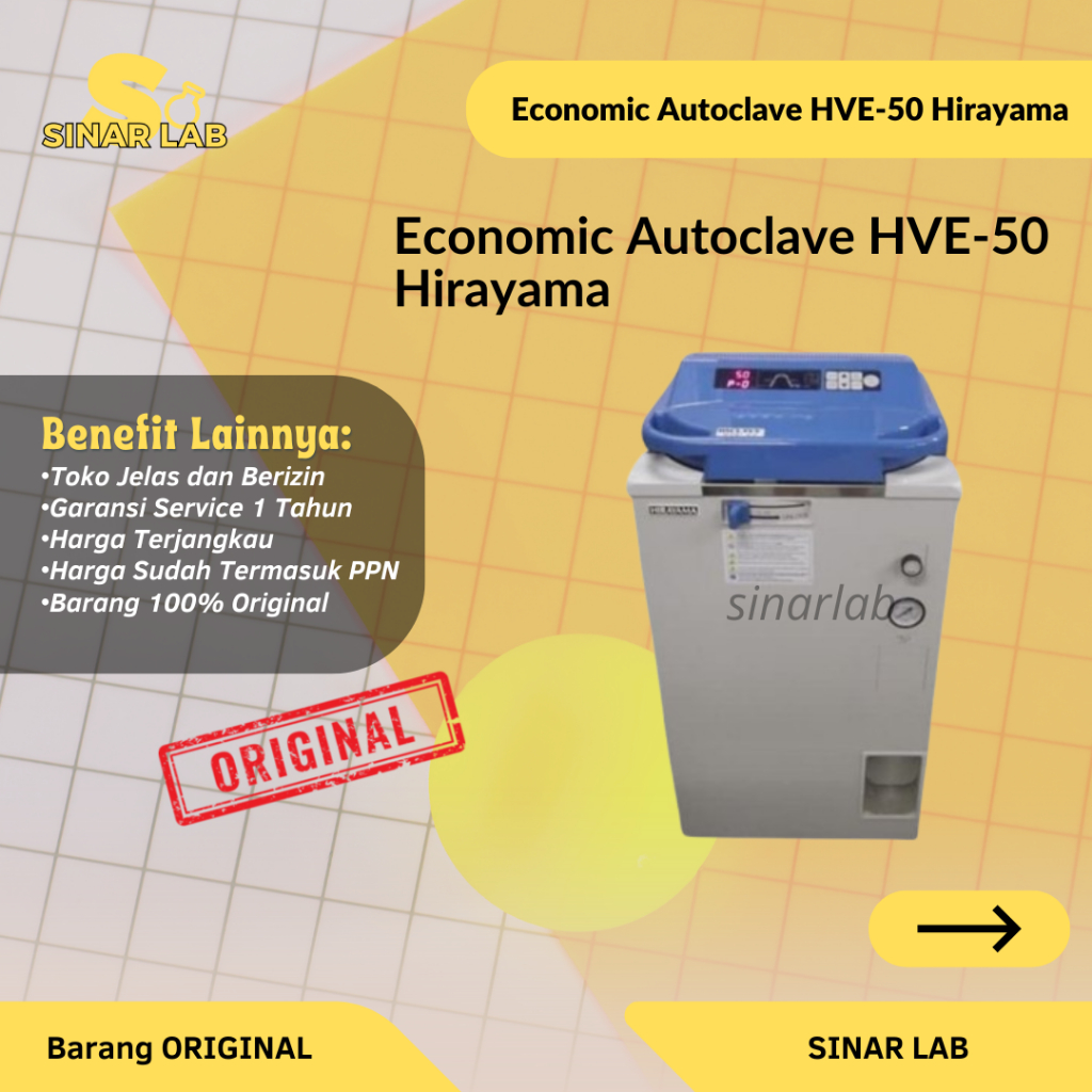 Economic Autoclave HVE-50 Hirayama