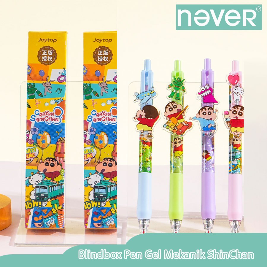 

Never Official - Pensil Mekanik/ Pulpen Gel Pen 0.5mm Crayon Shinchan