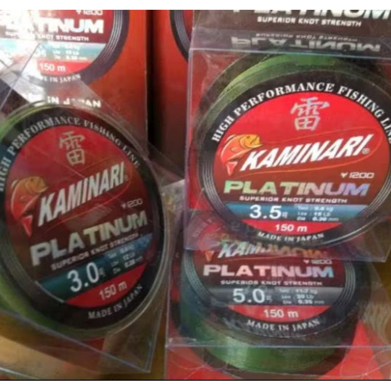 Senar KAMINARI PLATINUM anti keriting MADE IN JAPAN