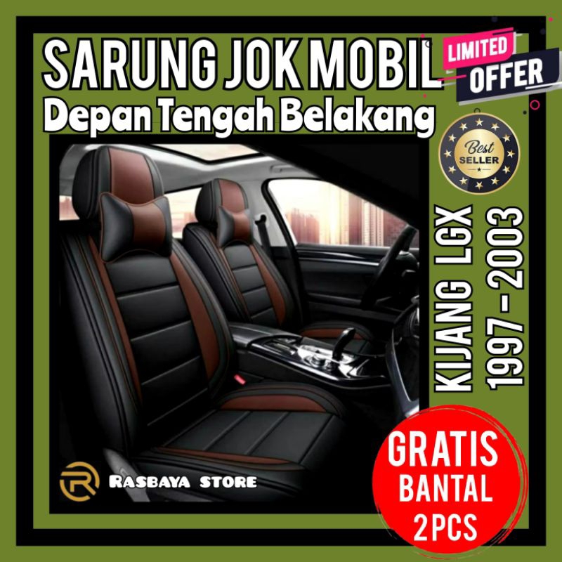 Sarung jok mobil kijang LGX full set cover jok kijang LGX | kijang 1997 - 2003