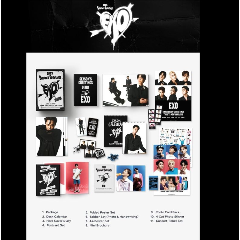 UNSEALED EXO SEASON GREETING 2023