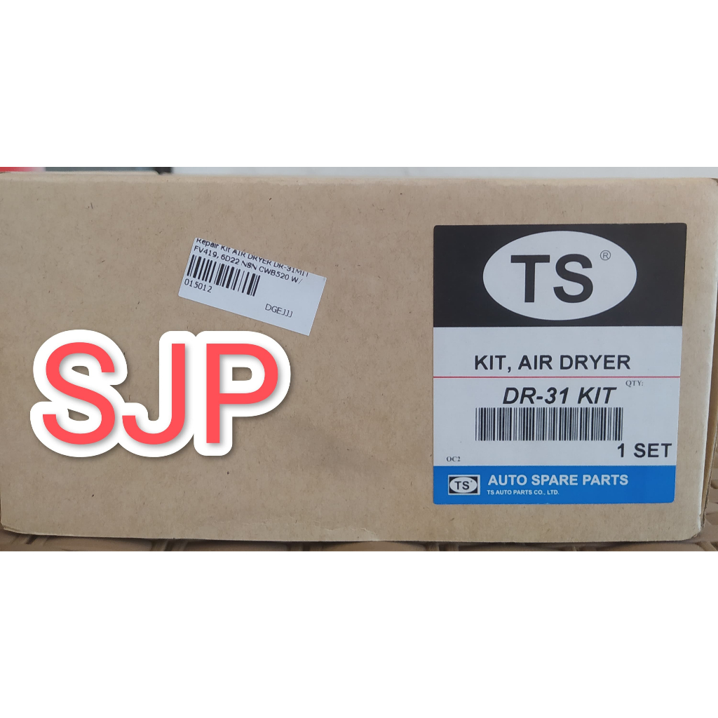 KIT AIR DRYER REPAIR KIT AIR DRYER DR 31 KIT MERK TS