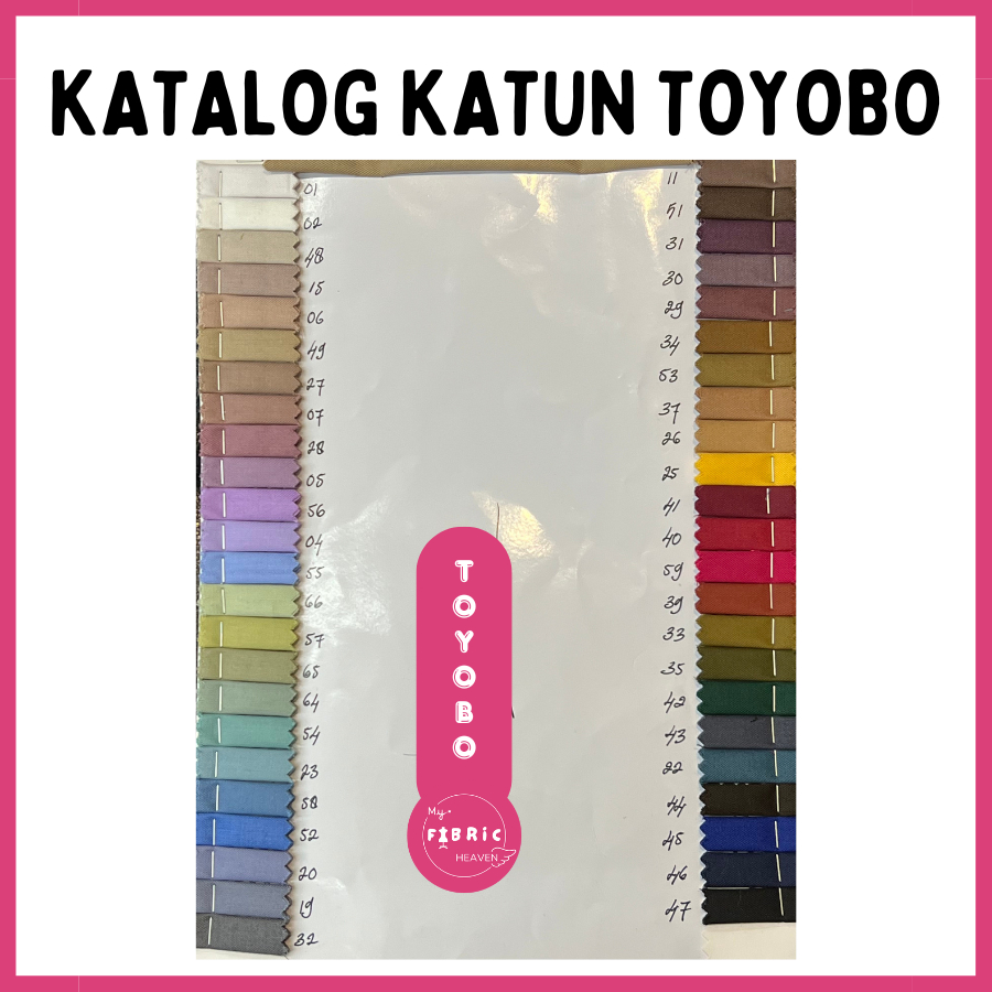 ½ meter Kain Katun Toyobo Premium / Kain Toyobo Original / Kain Katun Murah Berkualitas