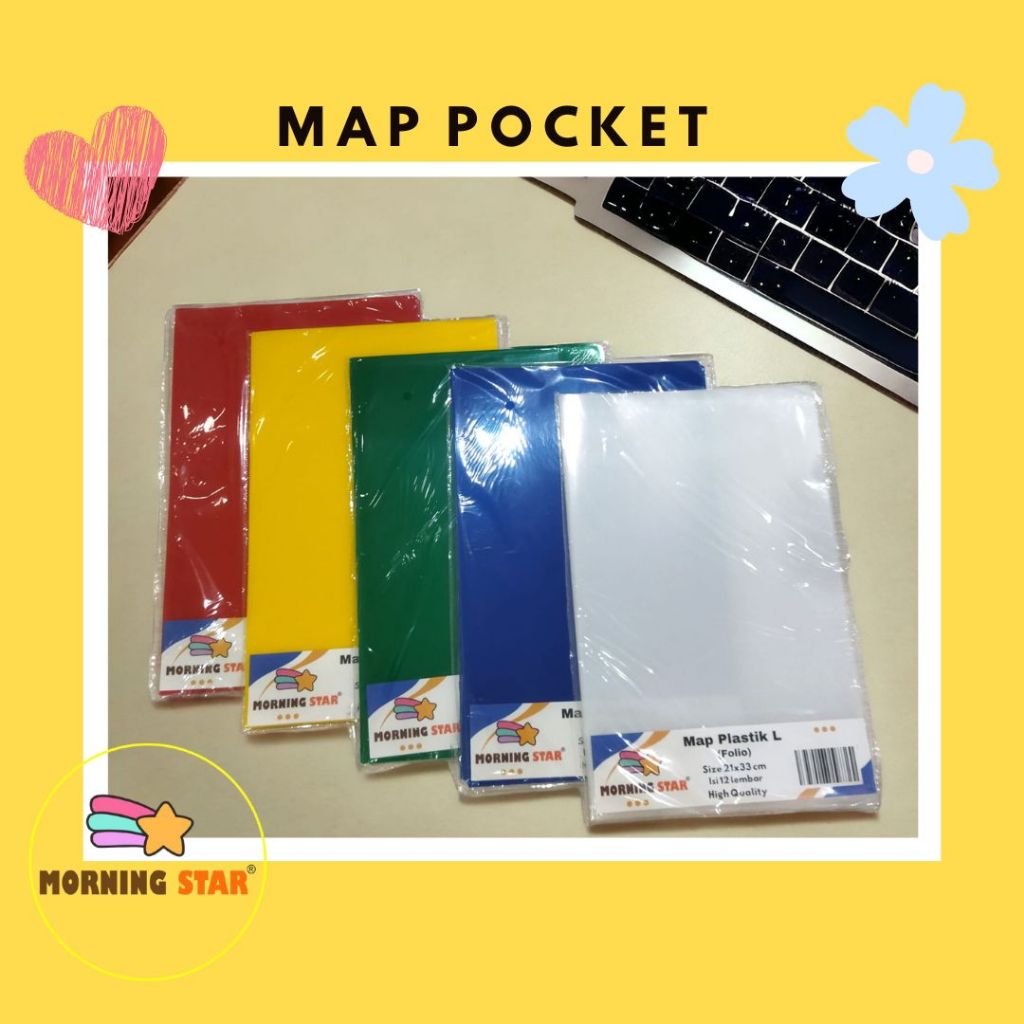 

MORNING STAR Map L Bening | Map Plastik Folio | Map L Morning Star