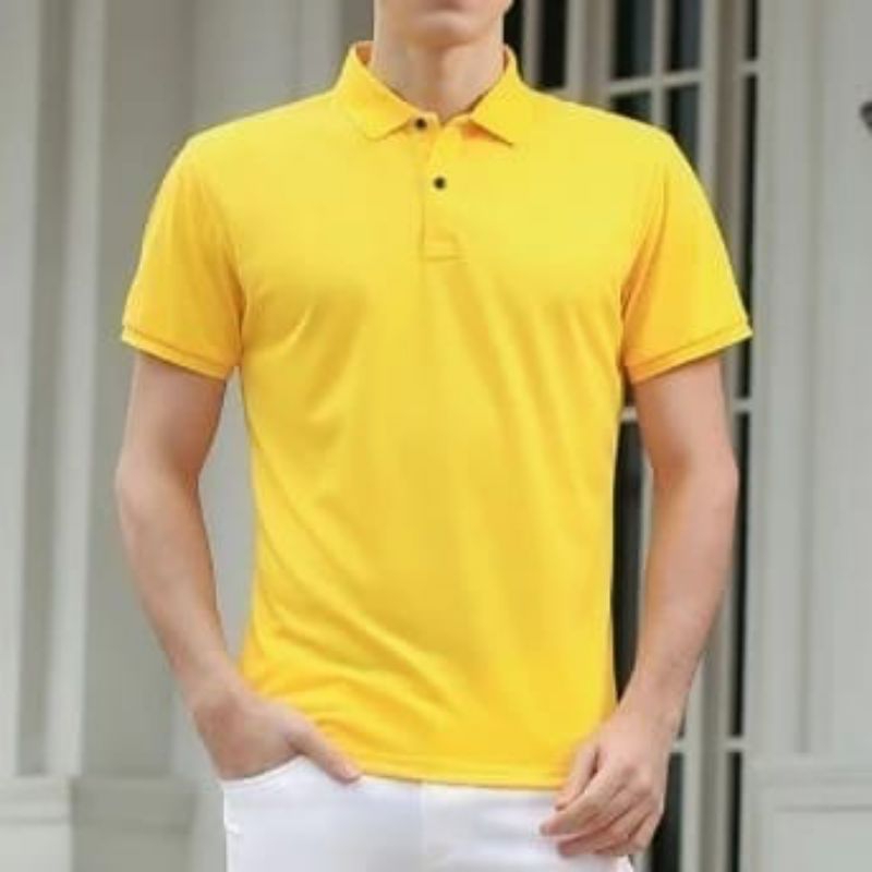 kaos polo warna kuning