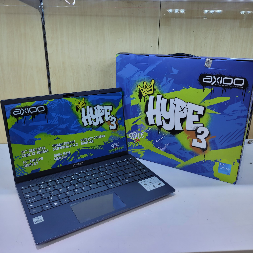 AXIOO MYBOOK HYPE 3 INTEL CORE i3 14 FHD WIN11 GREY BLUE
